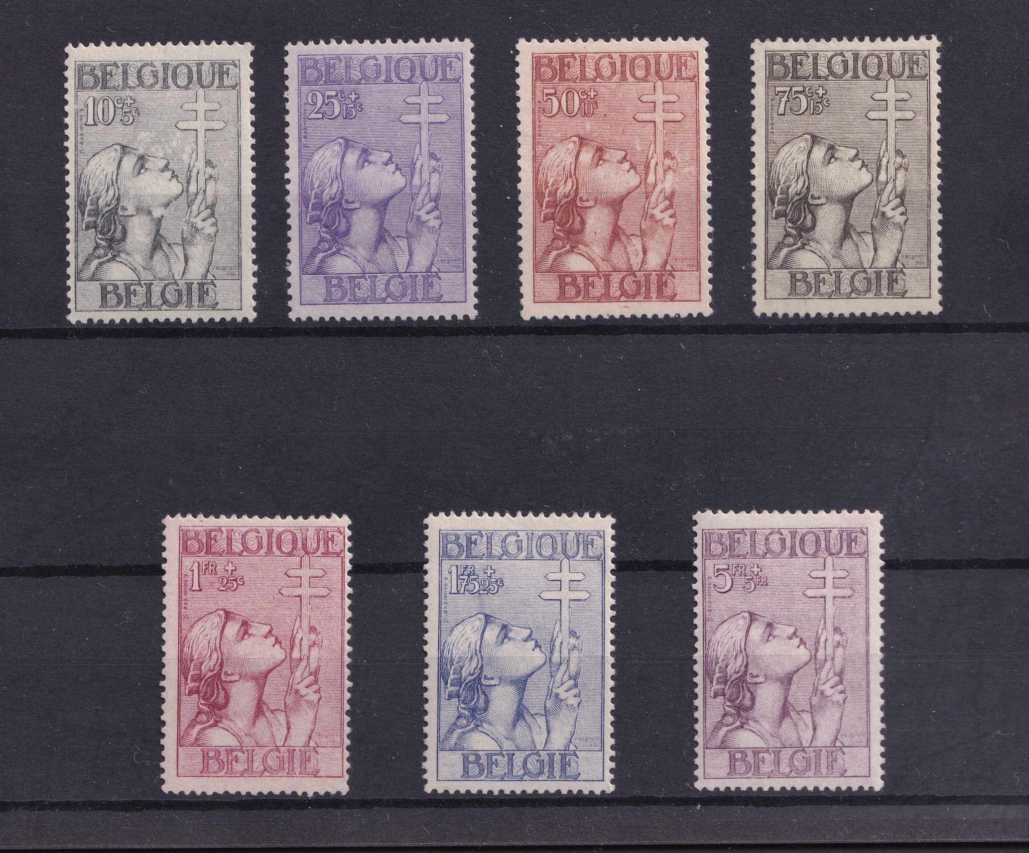 Collection de timbres anciens expertisée par PhilaExpert en Belgique